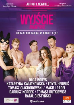 Kalisz Wydarzenie Spektakl Wyjście awaryjne - oddam kochanka w dobre ręce